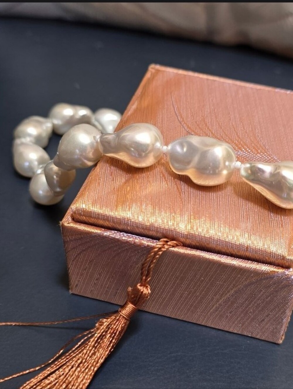 Baroque Pearl Necklace - Picture 3 of 6